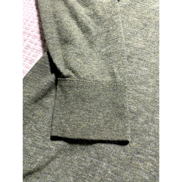 Grayers Clothiers Mens 2XL Green Long Sleeve Soft Warm Henley Shirt - Picture 4 of 6